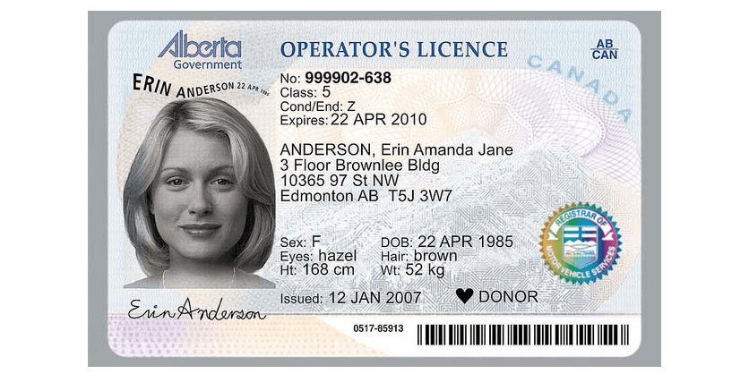 Alberta class 3 license